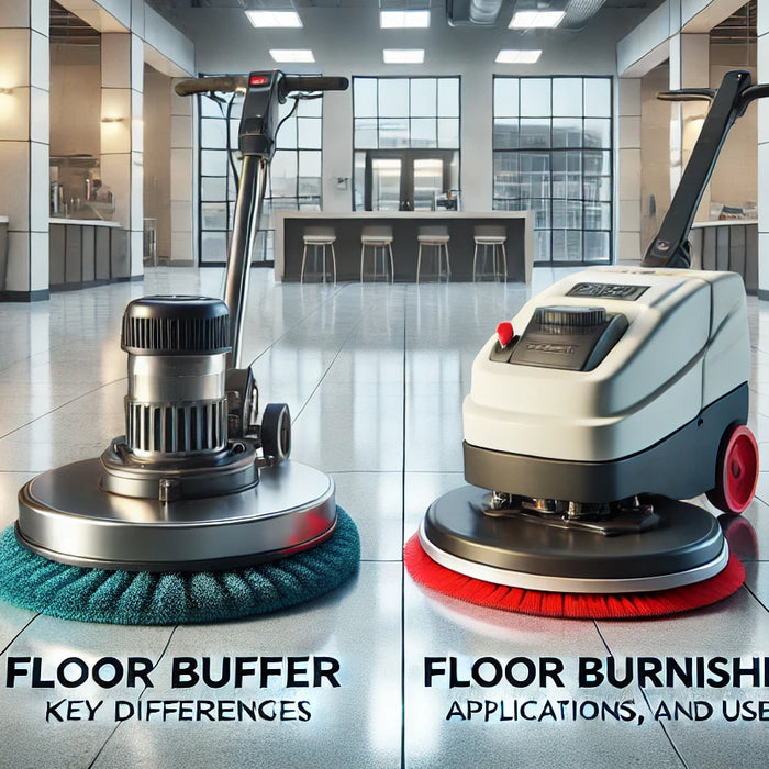 Whats the difference between a floor buffer and floor burnisher
