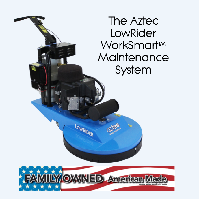 Aztec LowRider High Speed Propane Floor Burnisher - WorkSmart System