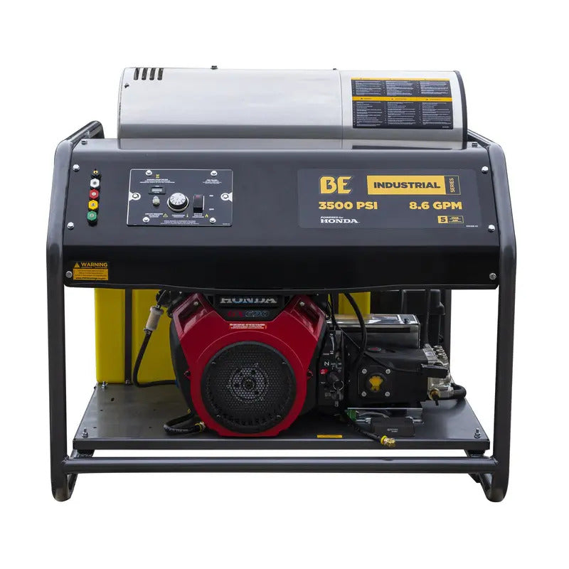 BE Power 3,500 PSI Truck Mount Hot Water Gas Pressure Washer - Honda GX690