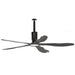 MonsterFans Style Series HVLS IndustrialCeiling Fan Gray Slate