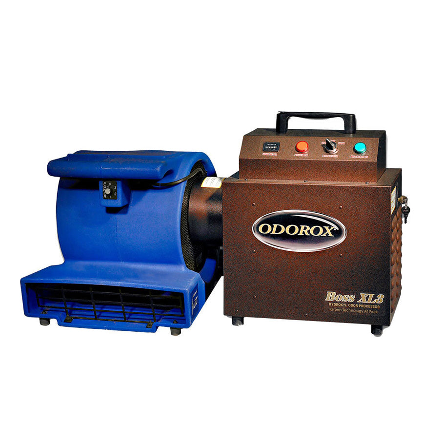 Odorox Boss XL3 Hydroxyl Generator With Air Mover Sample
