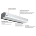  Schwank Select10 36 Air Curtain Electric Heated 208V 3Phase 859 CFM_AC-KE36-20_Features